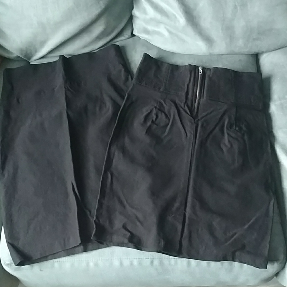 Black Pencil Skirt Duo